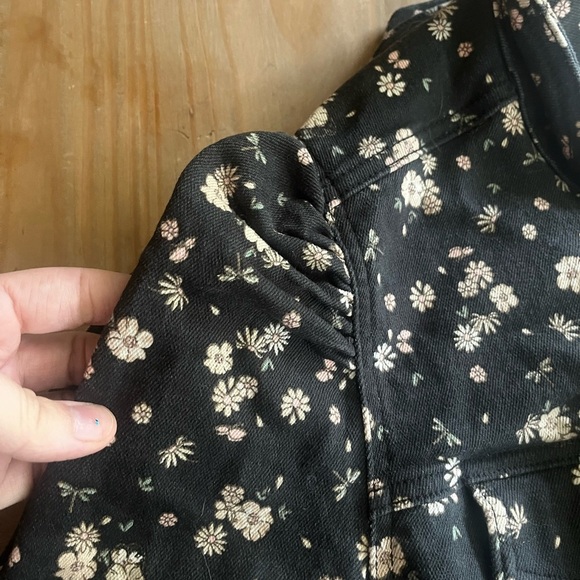 Celebrity Pink Jacket Youth Size XXL Floral Black - Picture 6 of 6